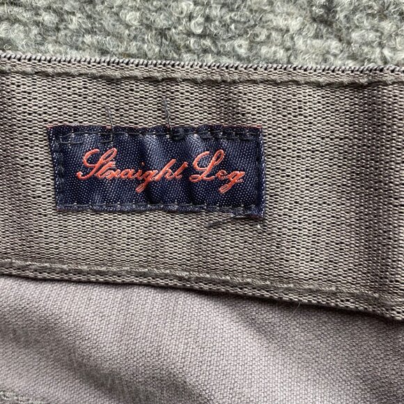 St John's Bay‎ Pants Women's 4 Gray Corduroy Straight Leg 29x32 Business Causal - Picture 6 of 12